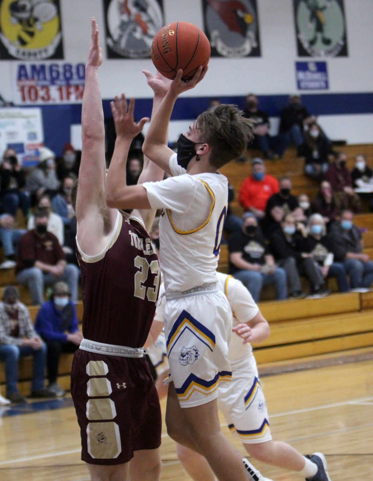 Turtle Lake at McDonell boys basketball 2-27-21